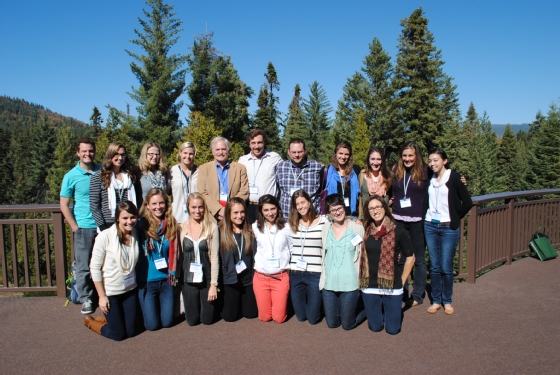 2013 Yosemite conference attendees with Professor Frank